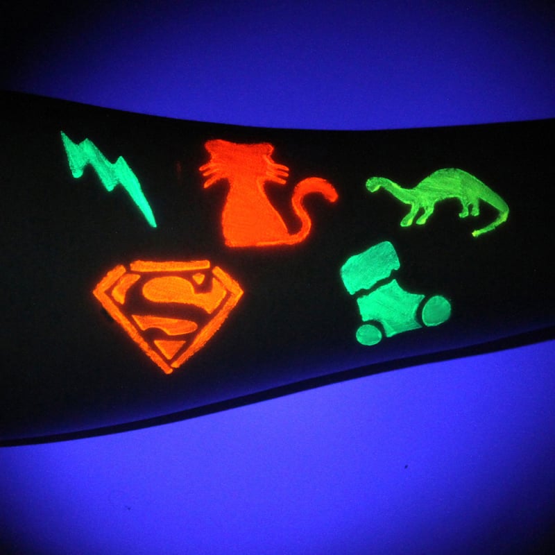 12 fluorescencijskih uljnih boja za profesionalni cosplay šminku i body painting, vodootporne boje za lice za Božić i Halloween