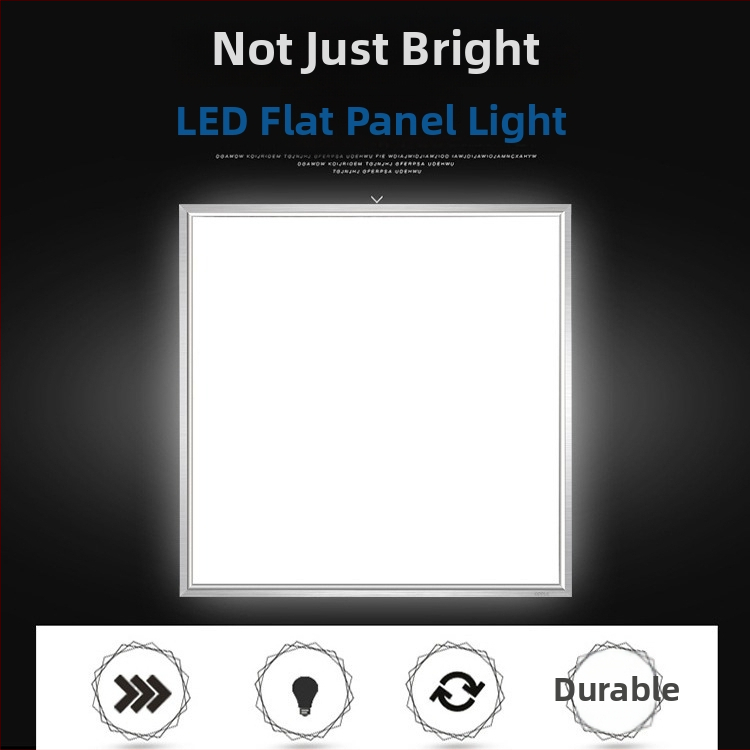 LED plochá lampa na strop 600x600, zabudovaná stropná lampa, kompatibilná so sadrokartónovou doskou a minerálnou vlnou