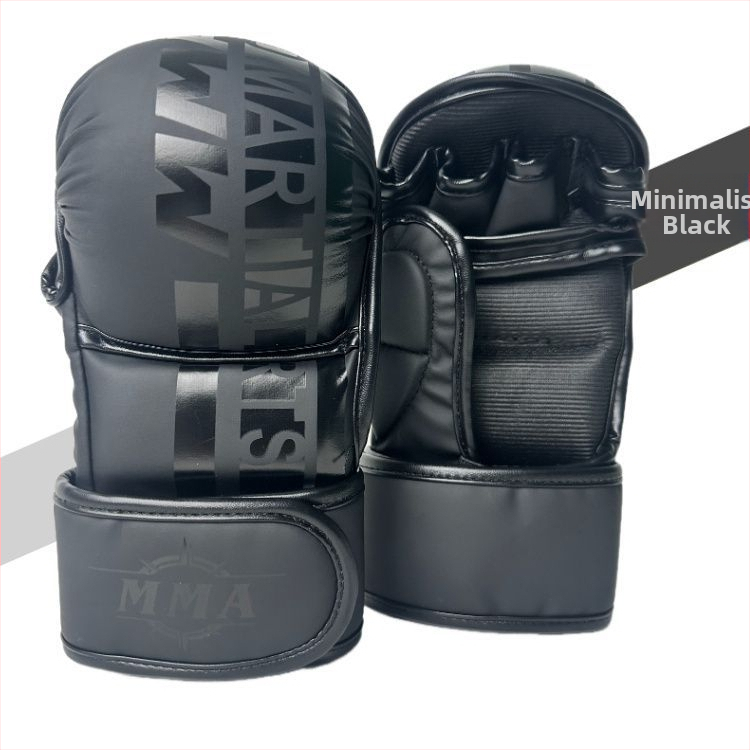 Boxerské rukavice s polovičnými prstami pre dospelých, Sanda a Muay Thai, pre deti a tínedžerov, profesionálne MMA rukavice, prvotriedna kvalita