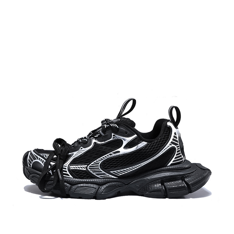 2026 tavasz-nyár Női dad sneakers, légáteresztő, sokoldalú, vintage vast talppal a magasság növeléséért, mindennapi sportcipő