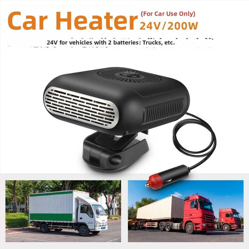 Prenosný automobilový ohrievač 12V/24V s funkciou odmrazovania NO-020
