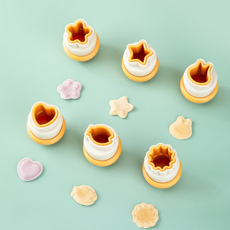Гъбоподобна форма за мини пелмени и wonton, автоматично запечатване на ръба, инструмент за бебешка храна, щамповане върху макарони и бисквитки