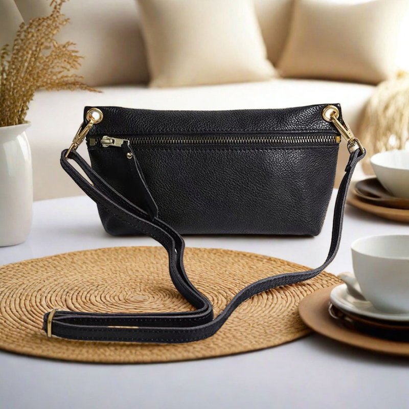 Ručna izrada vintage torbice za telefon od mekane kože, biljno tretirana koža, mala crossbody torbica za žene