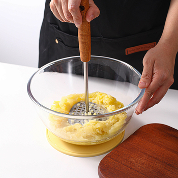 Неръждаем стоманен ръчен намачквач за кухня, картофено пюре, мултифункционален инструмент за печене и бебешка храна