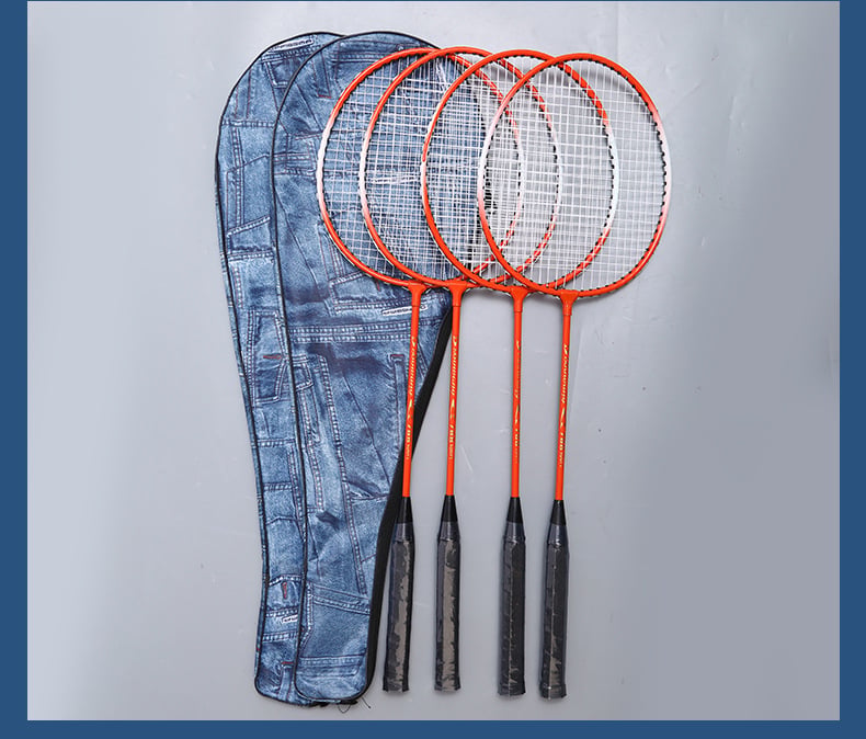 Két badmintonütő edzőkészlet kezdőknek, középiskolások számára, otthoni használatra