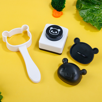 Комплект форми за панда оризови топчета за DIY изкуство от ориз и суши – набор за набразване на нори