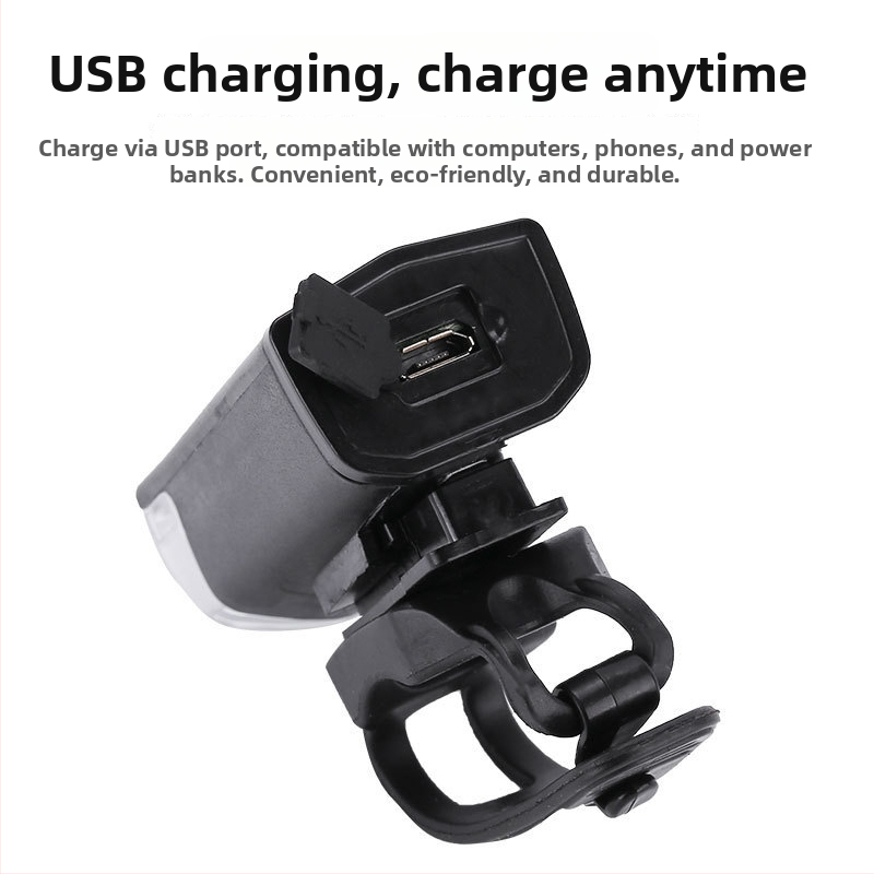 USB nabíjateľné predné svetlo na bicykel, vysoká jasnosť pre nočné jazdy, horský bicykel, model 2255