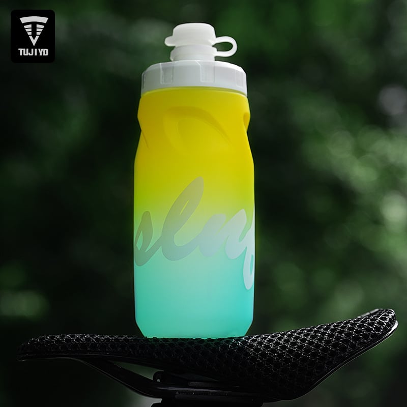Sticlă de apă pentru ciclism, cu capacitate mare, design de tip strângere, pentru biciclete de drum și MTB
