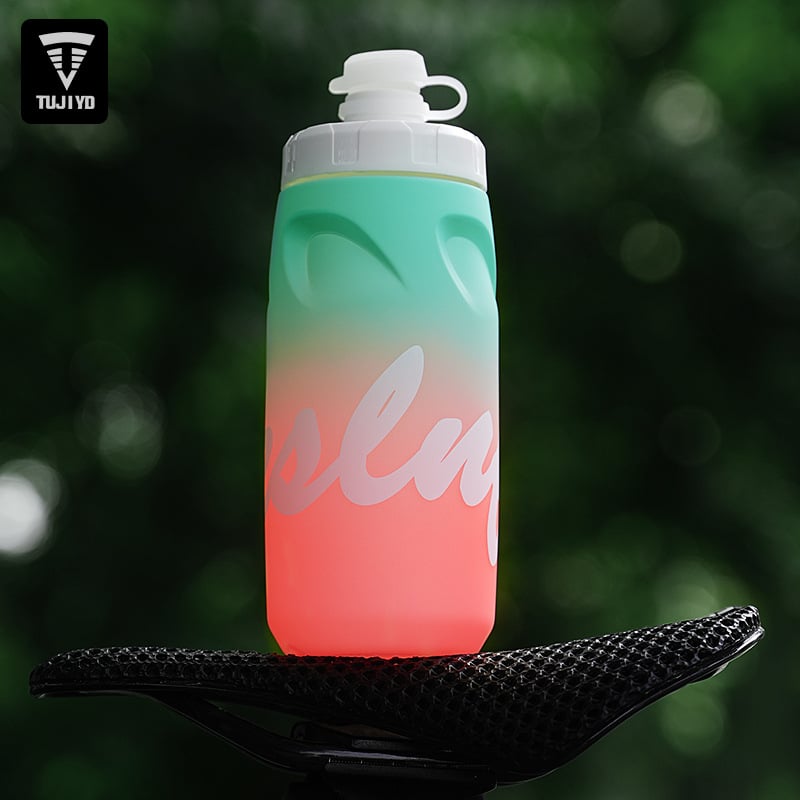 Sticlă de apă pentru ciclism, cu capacitate mare, design de tip strângere, pentru biciclete de drum și MTB