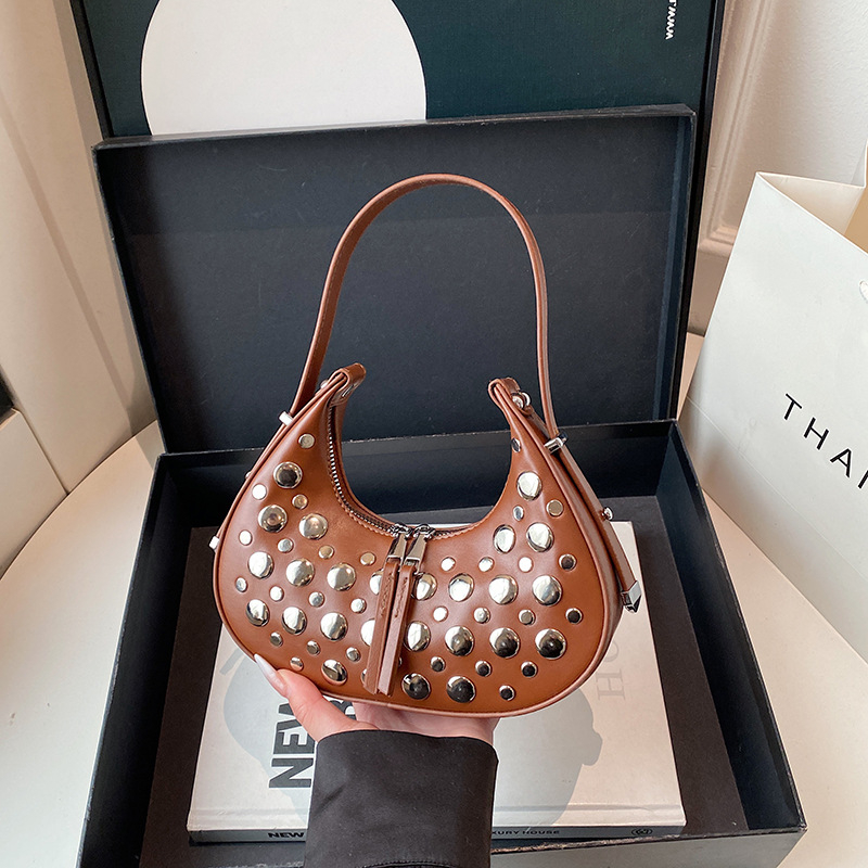 2026 Ženska torba s nitima, mini kvadratna crossbody torba sa zatvaračem na zip, gradski stil