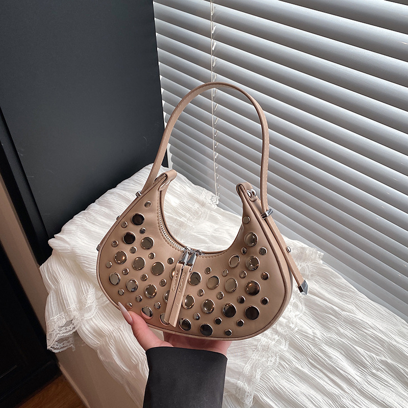 2026 Ženska torba s nitima, mini kvadratna crossbody torba sa zatvaračem na zip, gradski stil