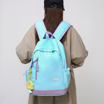Nagy kapacitású iskolai hátizsák erdő-stílusú és koreai ihletésű, Harajuku/Japán inspirációval, uniszex, nylonból, 20–35 L, 15 colos laptophoz
