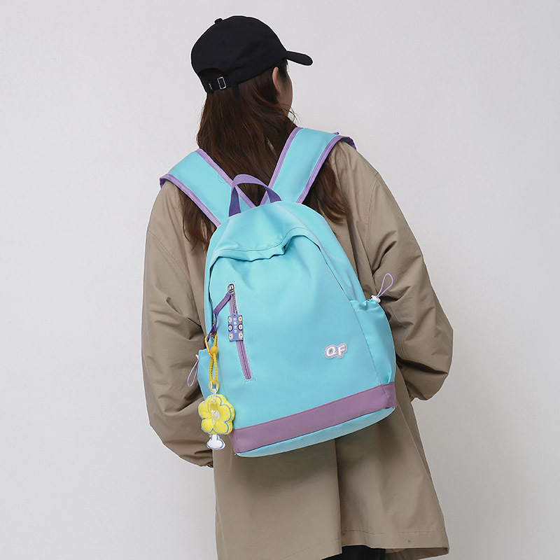 Nagy kapacitású iskolai hátizsák erdő-stílusú és koreai ihletésű, Harajuku/Japán inspirációval, uniszex, nylonból, 20–35 L, 15 colos laptophoz