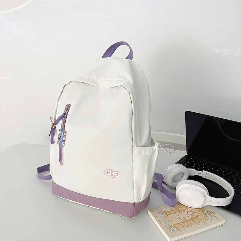 Nagy kapacitású iskolai hátizsák erdő-stílusú és koreai ihletésű, Harajuku/Japán inspirációval, uniszex, nylonból, 20–35 L, 15 colos laptophoz