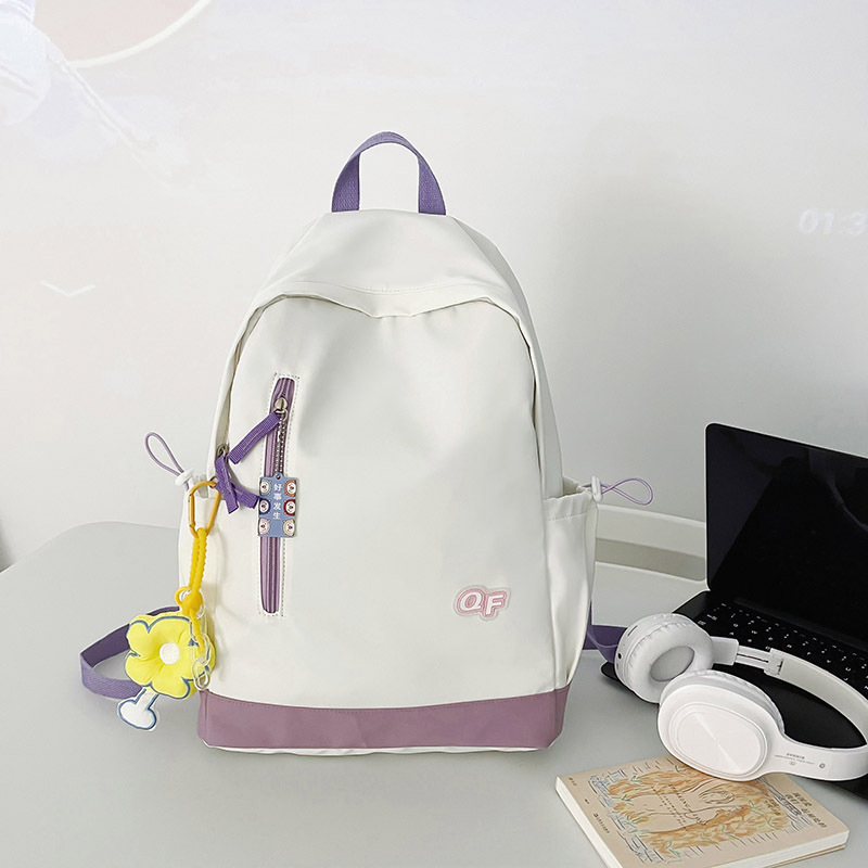 Nagy kapacitású iskolai hátizsák erdő-stílusú és koreai ihletésű, Harajuku/Japán inspirációval, uniszex, nylonból, 20–35 L, 15 colos laptophoz