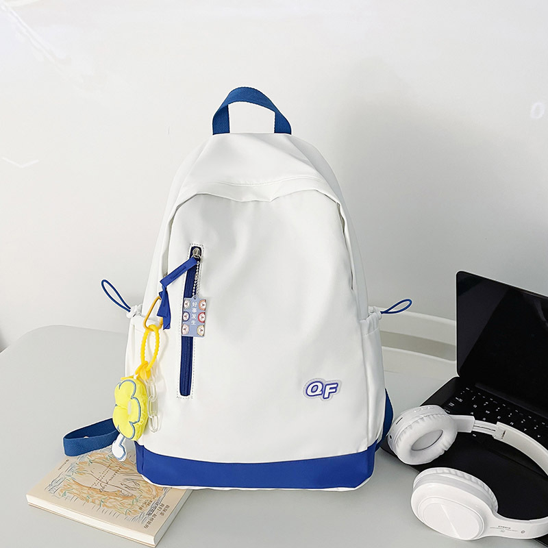 Nagy kapacitású iskolai hátizsák erdő-stílusú és koreai ihletésű, Harajuku/Japán inspirációval, uniszex, nylonból, 20–35 L, 15 colos laptophoz