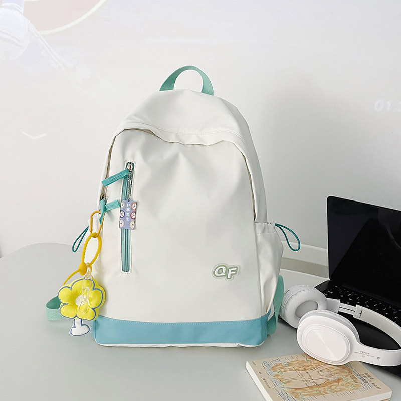 Nagy kapacitású iskolai hátizsák erdő-stílusú és koreai ihletésű, Harajuku/Japán inspirációval, uniszex, nylonból, 20–35 L, 15 colos laptophoz