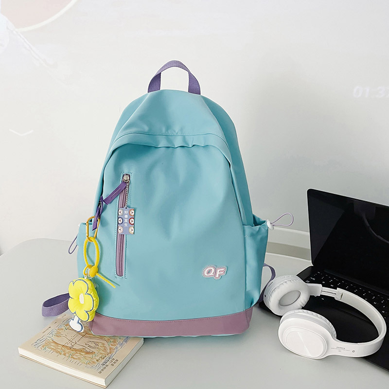 Nagy kapacitású iskolai hátizsák erdő-stílusú és koreai ihletésű, Harajuku/Japán inspirációval, uniszex, nylonból, 20–35 L, 15 colos laptophoz
