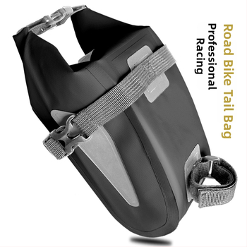PVC taška na bicykel, 4L, nepremokavá, odolná proti opotrebeniu, s reflexnými prvkami