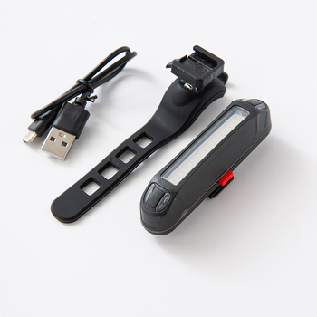 Задно велосипедно светло с USB-C зареждане, планински велосипед, мигаща светлина с висока яркост COB LED светодиоди