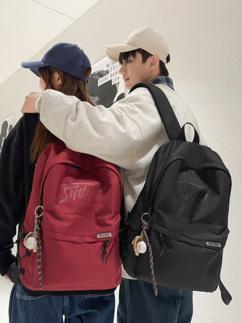 Minimalista nagy kapacitású hátizsák, uniszex, japán stílusú, könnyű utazó- és iskolai hátizsák