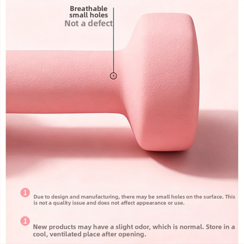 Dumbbell s plastovým povrchom, guľatá hlava, pevný liatinový materiál, domáce cvičenie, 1–5 kg