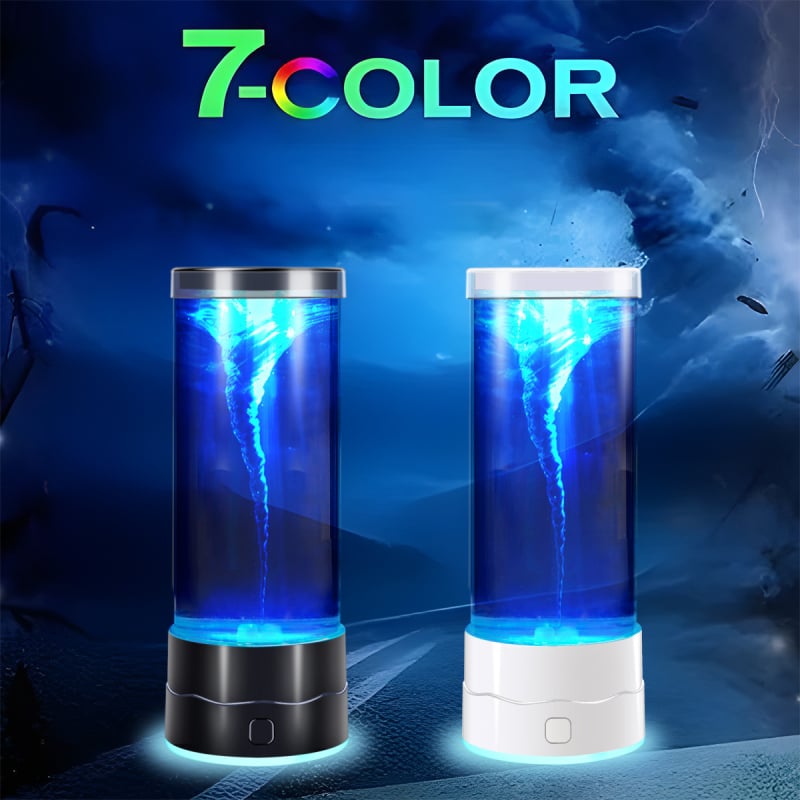 LED лампа във форма на медуза, цилиндрична USB захранвана амбиентна нощна светлина с променящи се цветове