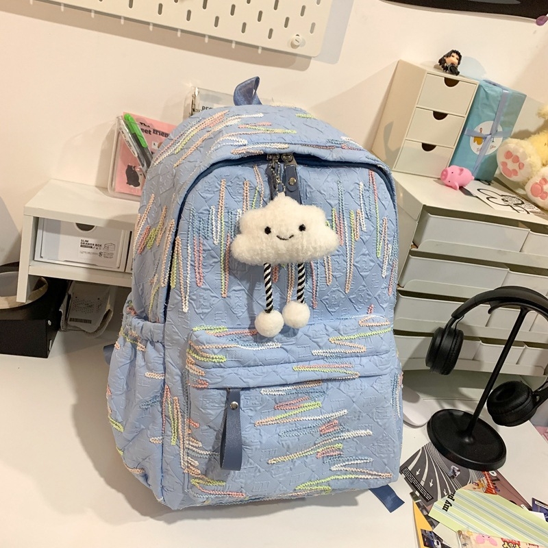 Unisex hátizsák 20–35 L, velúr anyag, városi utcai stílus, iskola és utazás számára, 15 hüvelykes laptopig fér, egyszínű dizájn, légpárnás vállpántok