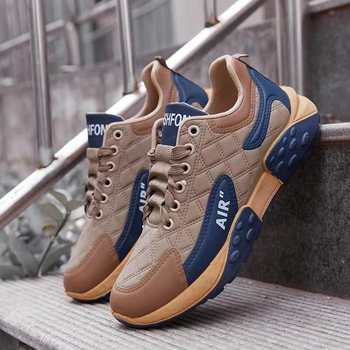Forrest Gump-tól inspirált férfi sportos-casual cipő vastag talppal, mindennapi viselet egész évben