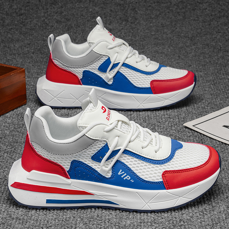 Muške tenisice 2026 – prozračne mrežaste tenisice za trčanje s debelim potplatom, svestrane i protuklizne, dad sneakers