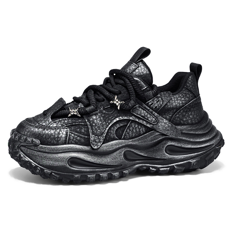 Muške tenisice tip dad sneakers s debelim potplatom za povećanje visine, korejskog stila, ulične tenisice za trčanje