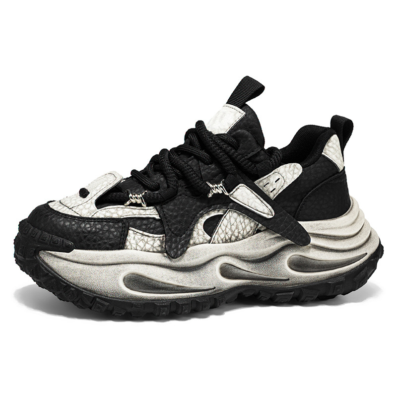 Muške tenisice tip dad sneakers s debelim potplatom za povećanje visine, korejskog stila, ulične tenisice za trčanje