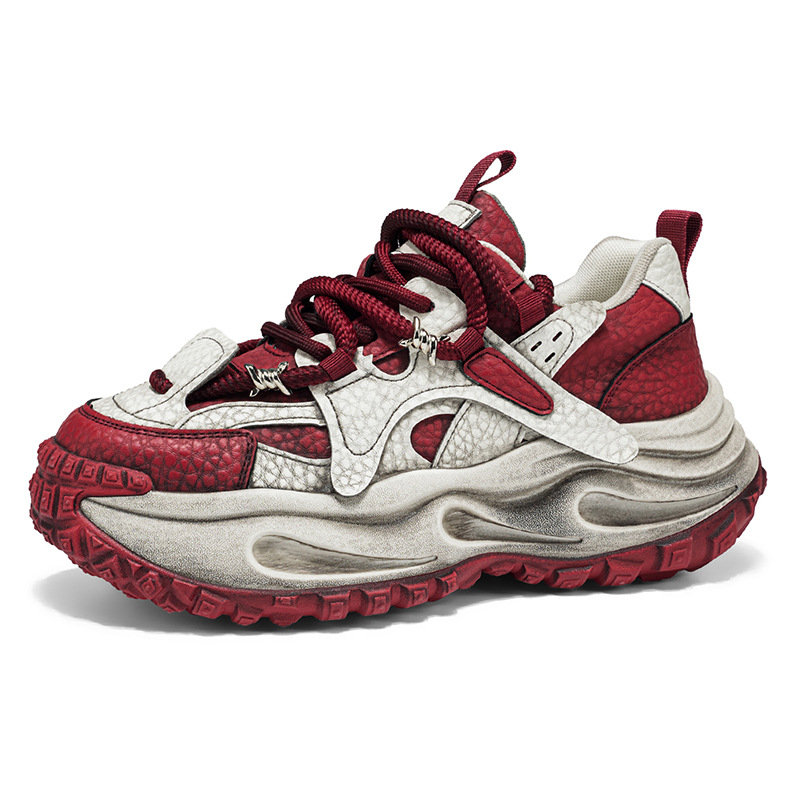 Muške tenisice tip dad sneakers s debelim potplatom za povećanje visine, korejskog stila, ulične tenisice za trčanje