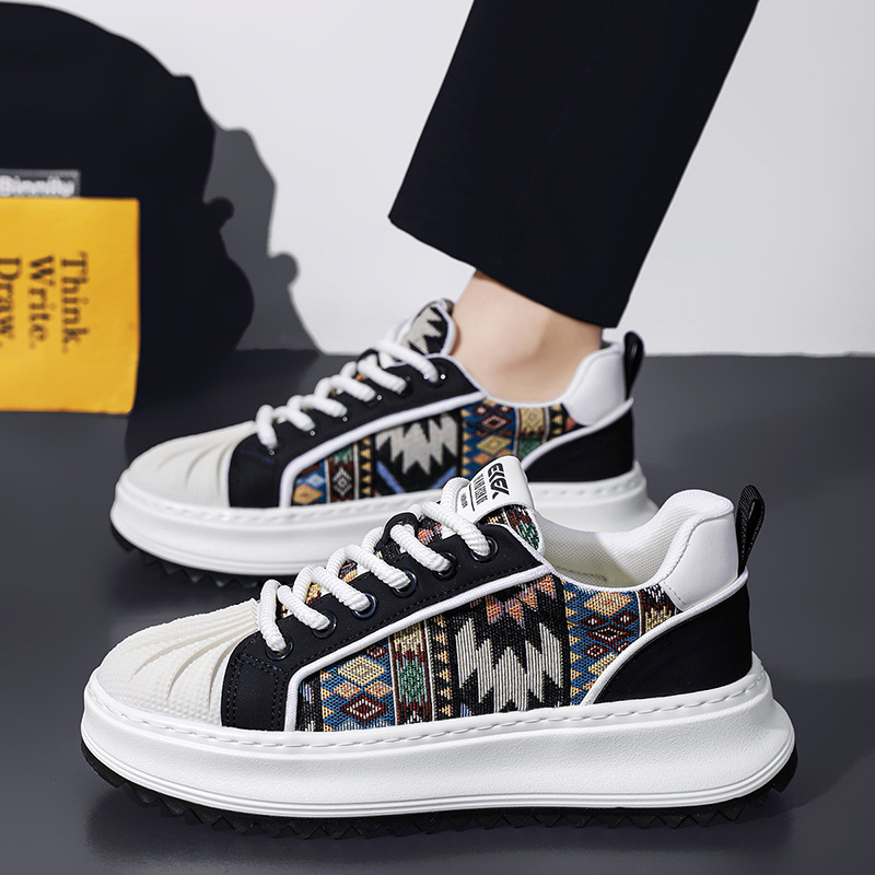 Muške casual tenisice sa shell toe, povećavaju visinu, svestrane za sport i svakodnevnu upotrebu