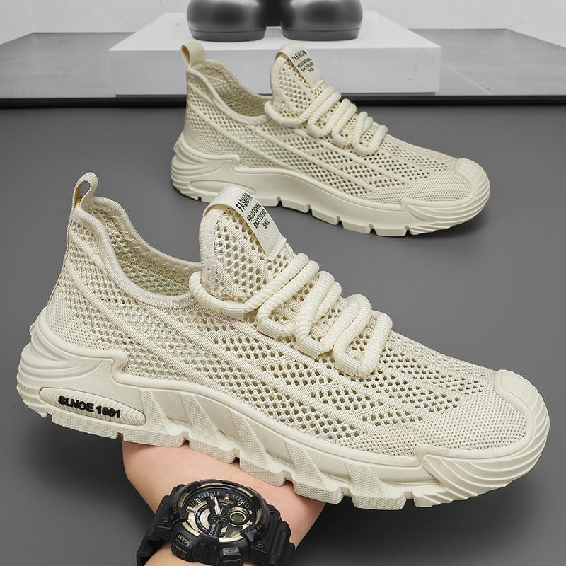 Muške kokos tenisice – ljeto, prozračne mrežaste, protuklizne, Flyknit stil, Dad Shoes