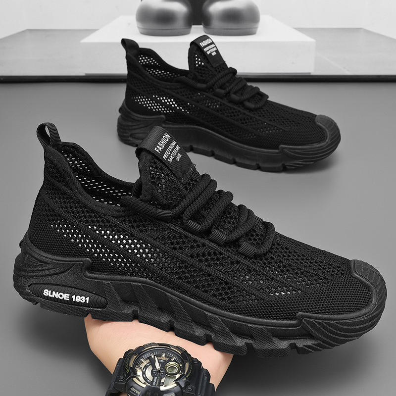 Muške kokos tenisice – ljeto, prozračne mrežaste, protuklizne, Flyknit stil, Dad Shoes
