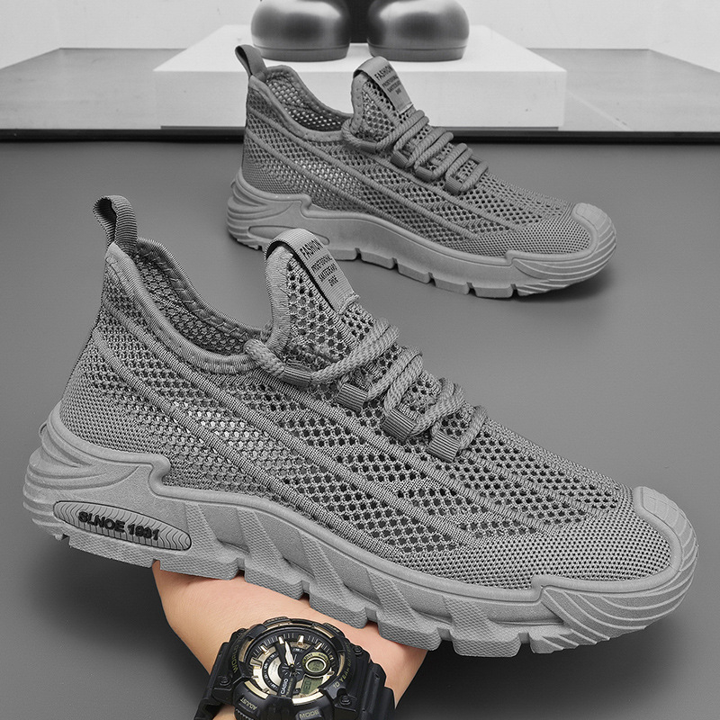 Muške kokos tenisice – ljeto, prozračne mrežaste, protuklizne, Flyknit stil, Dad Shoes