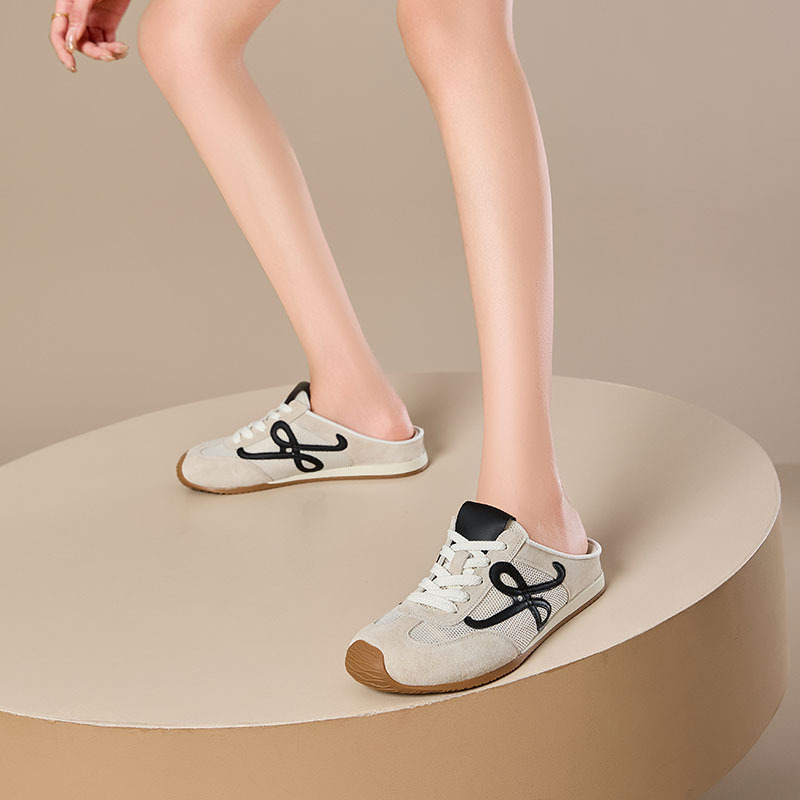 Ženske cipele od prave kože s zatvorenim prstom, slip-on, udobne svakodnevne cipele
