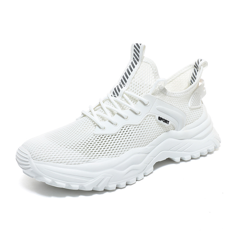 2025 muške mrežaste tenisice, prozračne i lagane, otporne na miris, sportsko- casual tenisice za trčanje, stil dad sneakers