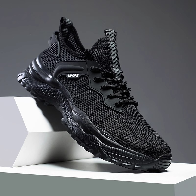 2025 muške mrežaste tenisice, prozračne i lagane, otporne na miris, sportsko- casual tenisice za trčanje, stil dad sneakers