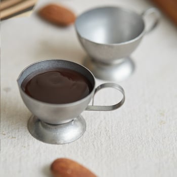 Мини чаша за мляко за кафе от неръждаема стомана 304, 10 ml, за латте арт