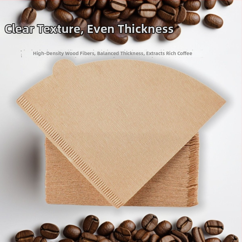 V60 kávový filtračný papier, jednorazový konický filter pre drip kávovar
