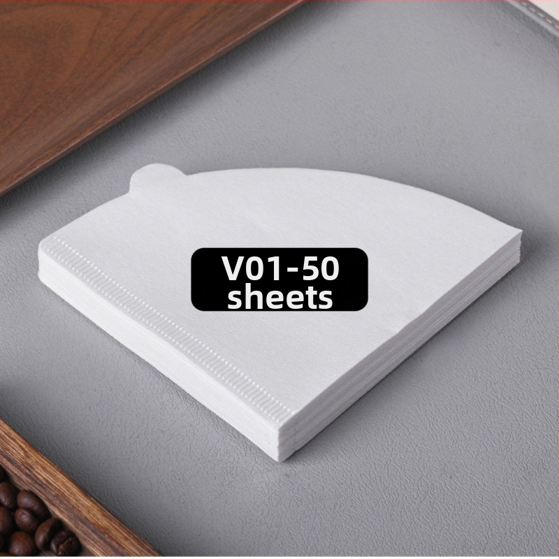 V60 kávový filtračný papier, jednorazový konický filter pre drip kávovar