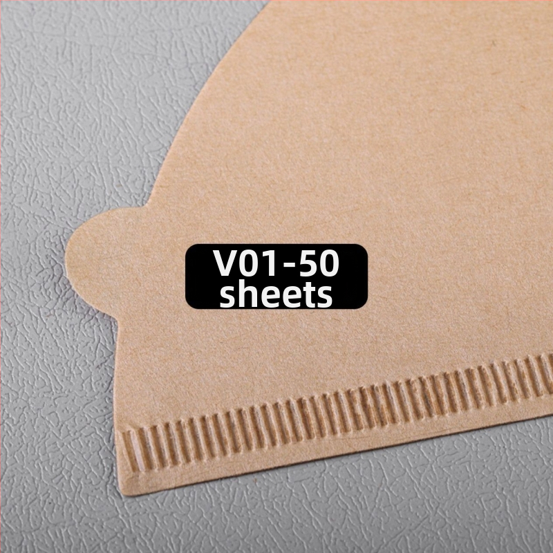 V60 kávový filtračný papier, jednorazový konický filter pre drip kávovar