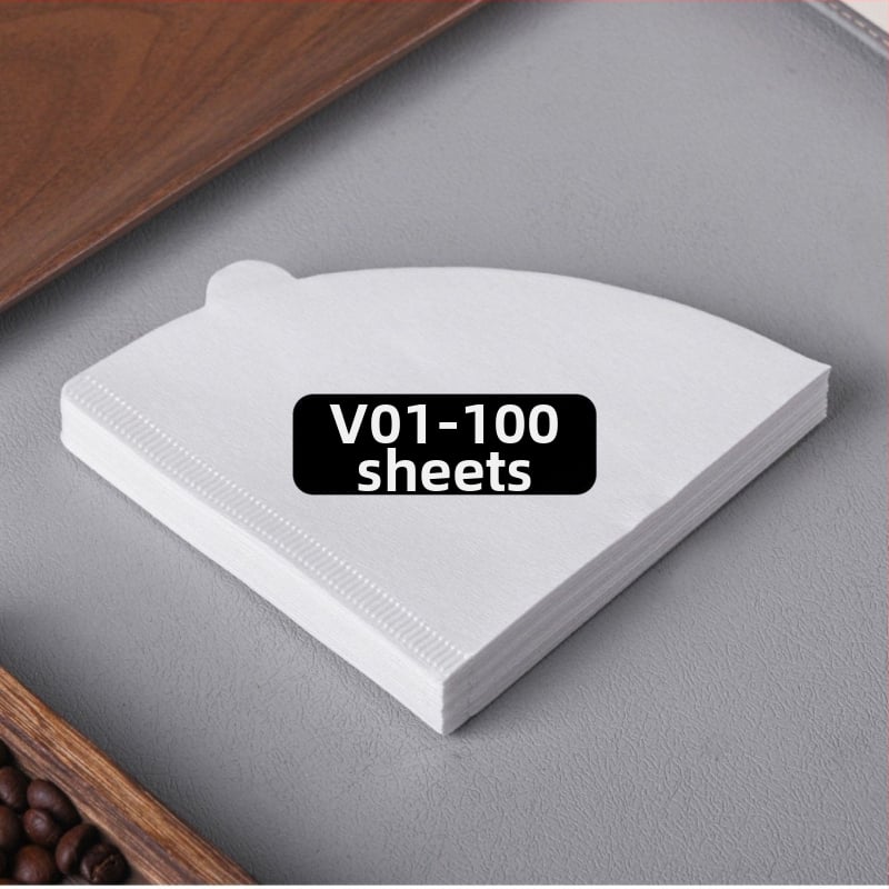 V60 kávový filtračný papier, jednorazový konický filter pre drip kávovar
