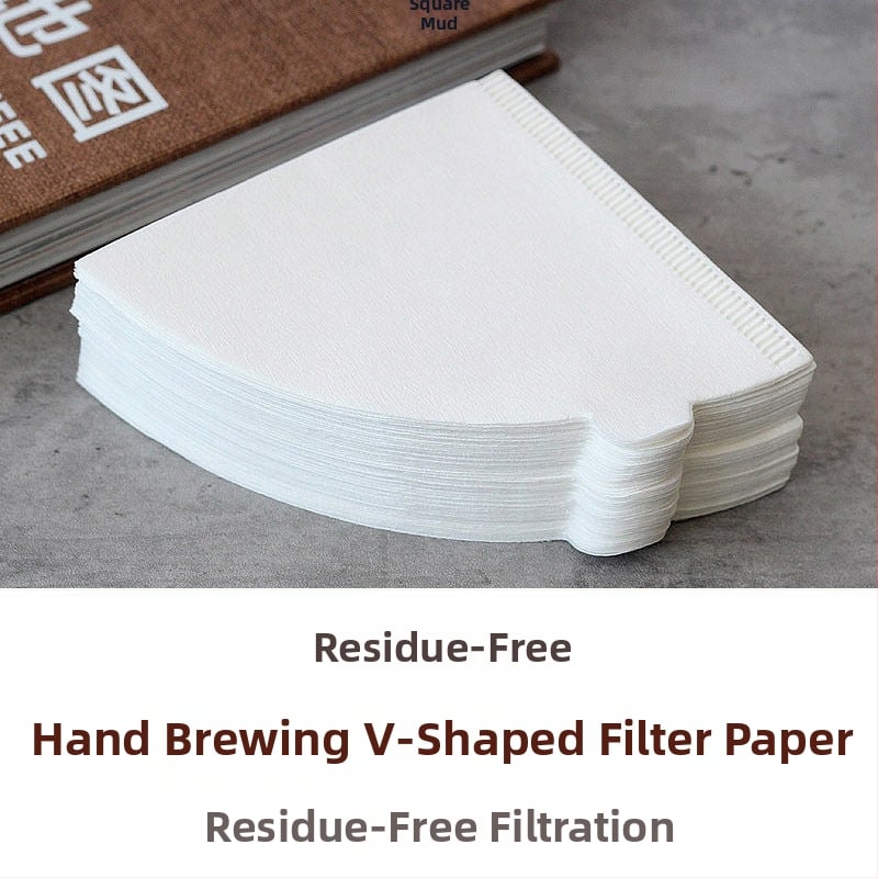 Filtračný papier na kávu V60, kužeľový filter na kávu, 100 kusov, biela, bez zápachu, typ 02