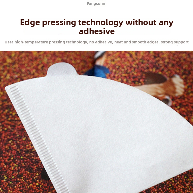 Filtračný papier na kávu V60, kužeľový filter na kávu, 100 kusov, biela, bez zápachu, typ 02