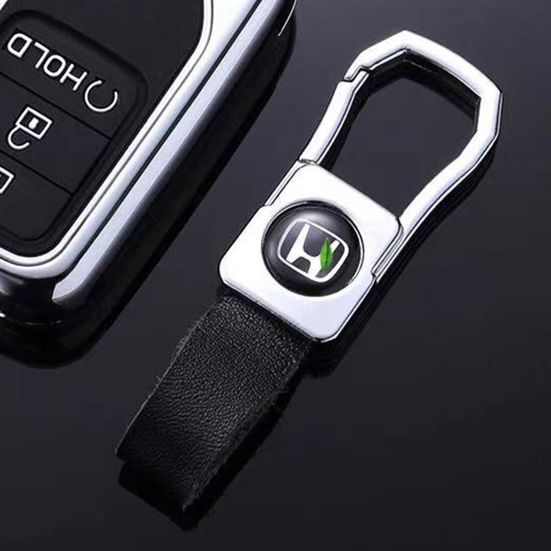 Kljucni lanac za automobil za muškarce, koža od bivola, kaiš-stil, kreativan i praktičan minimalistički dizajn, univerzalni logotip automobila, dar za ključeve