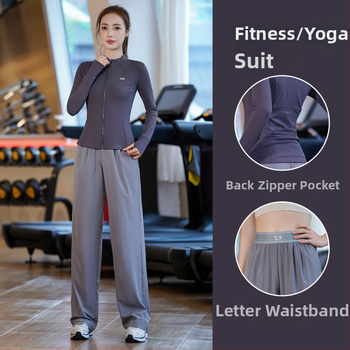 2025 jesenná dámska rýchloschnúca fitness sada na behanie, tréning basketbalu a joga bunda