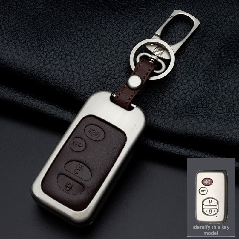 Θήκη κλειδιού από κράμα ψευδάργύρου για Toyota Highlander, Camry και Land Cruiser (μοντέλα 2012–2015)